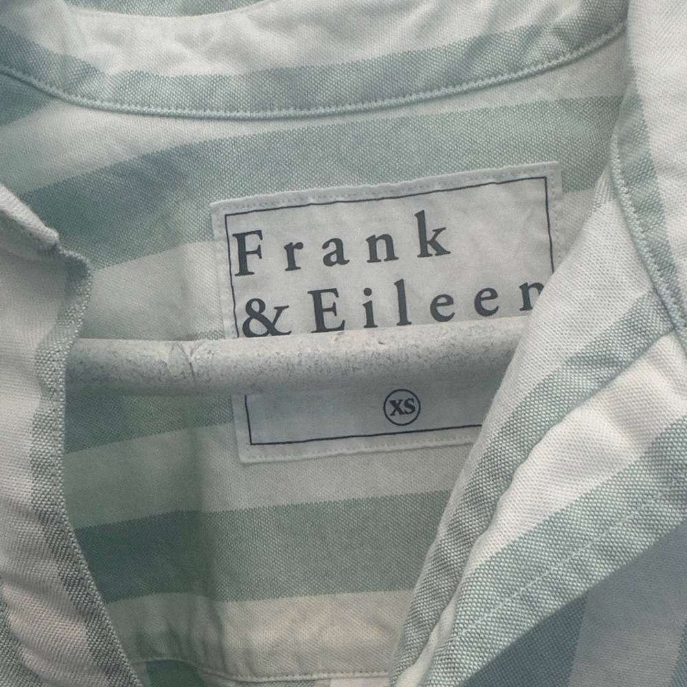 Frank & Eileen Green Striped Button Down Shirt